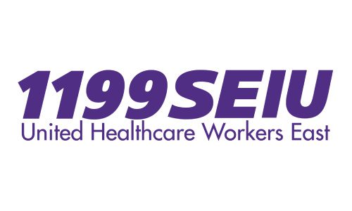 A purple and white logo for 1 9 9 sen.